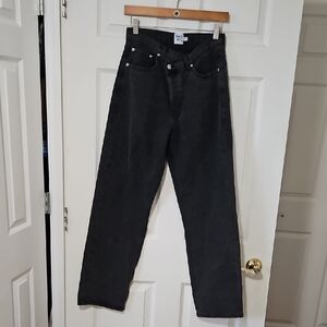 Princess Polly Charcoal Denim Jeans